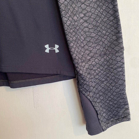 Under Armour Cold Gear Fitted 1/4 Zip Snake Print - Picture 2 of 5